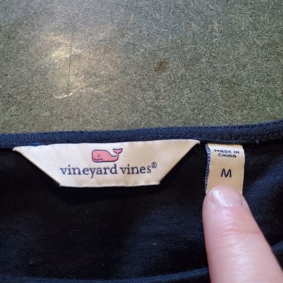 Vineyard Vines Bell Sleeve Ric Rac Knit Top  Sz Medium - Picture 3 of 5